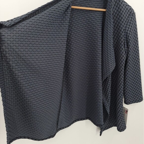 Sole Dione Studio Cardigan Open Front Waterfall Slinky Knit Lagenlook NWT - Picture 3 of 10